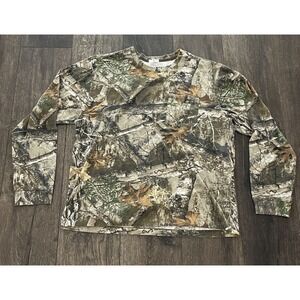 Flint and Tinder Real Tree Camo T Shirt Men's Size Extra Large Green Gorpcore